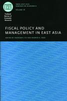 Fiscal Policy and Management in East Asia.