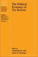 The Political Economy of Tax Reform.