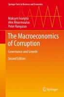 The Macroeconomics of Corruption Governance and Growth /