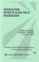 Interaction effects in multiple regression /