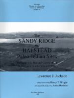 The Sandy Ridge and Halstead Paleo-Indian Sites Unifacial Tool Use and Gainey Phase Definition in South-Central Ontario /