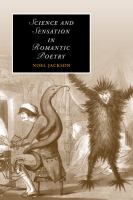 Science and sensation in Romantic poetry /