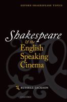 Shakespeare and the English-speaking cinema /