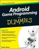 Android game programming for dummies