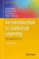 An Introduction to Statistical Learning with Applications in R /