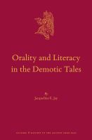 Orality and Literacy in the Demotic Tales.