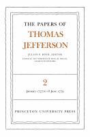 The papers of Thomas Jefferson.