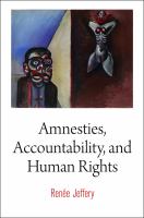 Amnesties, accountability, and human rights