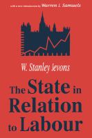 The state in relation to labour