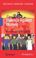 Violence against women an international perspective /