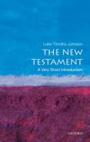 The New Testament : a very short introduction /