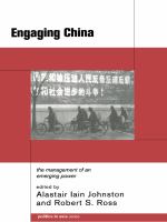 Engaging China : The Management of an Emerging Power.