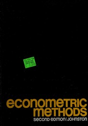 Econometric methods /