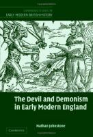 The devil and demonism in early modern England /