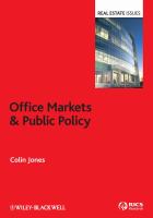 Office Markets and Public Policy.