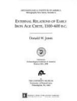 External relations of early Iron Age Crete, 1100-600 B.C. /