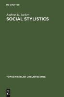 Social Stylistics : Syntactic Variation in British Newspapers.