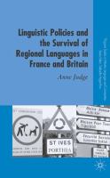 Linguistic policies and the survival of regional languages in France and Britain