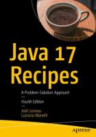 Java 17 Recipes A Problem-Solution Approach /