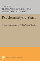 The psychoanalytic years /