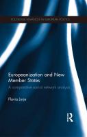Europeanization and New Member States : A Comparative Social Network Analysis.