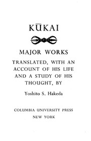 Kūkai: major works. /