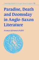 Paradise, death, and doomsday in Anglo-Saxon literature