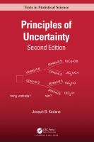 Principles of uncertainty