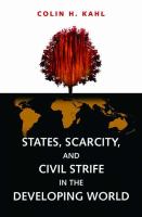 States, scarcity, and civil strife in the developing world /