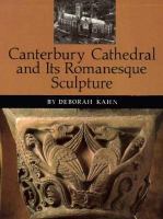 Canterbury Cathedral and its romanesque sculpture /