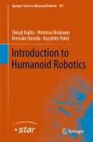 Introduction to Humanoid Robotics