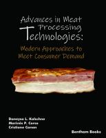 Advances in Meat Processing Technologies.