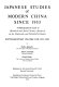 Japanese studies of modern China since 1953 : a bibliographical guide to historical and social science research on the nineteenth and twentieth centuries : supplementary volume for 1953-1969 /