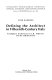 Defining the architect in fifteenth-century Italy : exemplary architects in L.B. Alberti's De re aedificatoria /