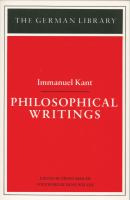 Philosophical writings /