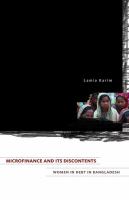 Microfinance and its discontents : women in debt in Bangladesh /