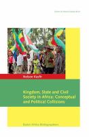 Kingdom, state and civil society in Africa : political and conceptual collisions /