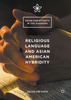 Religious Language and Asian American Hybridity.