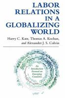 Labor relations in a globalizing world