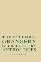 The Columbia Granger's guide to poetry anthologies /