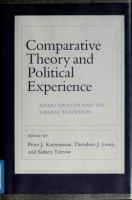 Comparative Theory and Political Experience : Mario Einaudi and the Liberal Tradition /