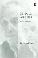 On Paul Ricoeur : the Owl of Minerva /