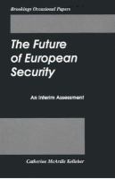 The future of European security : an interim assessment /