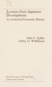 Lessons from Japanese development : an analytical economic history /