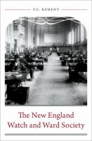 The New England Watch and Ward Society /