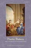 Poetic sisters early eighteenth-century women poets /