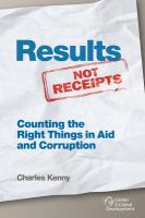 Results not receipts : counting the right things in aid and corruption /