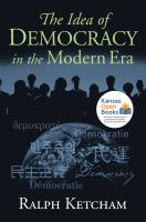 The idea of democracy in the modern era