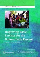 Improving Basic Services for the Bottom Forty Percent : Lessons from Ethiopia.