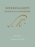 Kierkegaard's journals and notebooks.